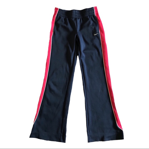 Nike Girls Navy Pink Dri-Fit Active Pants Size L - Picture 1 of 8